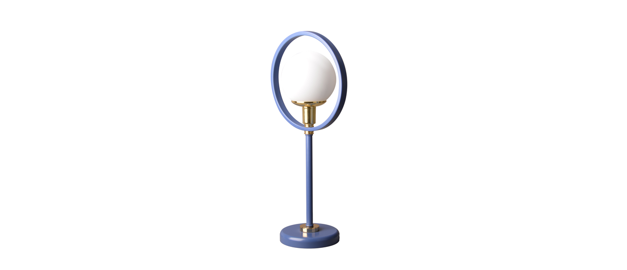 Elegant Blue Table Lamp